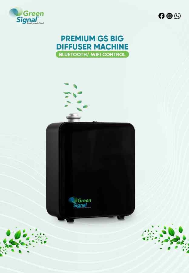Premium Diffuser Machine Bluetooth - Big - Black - Image 2